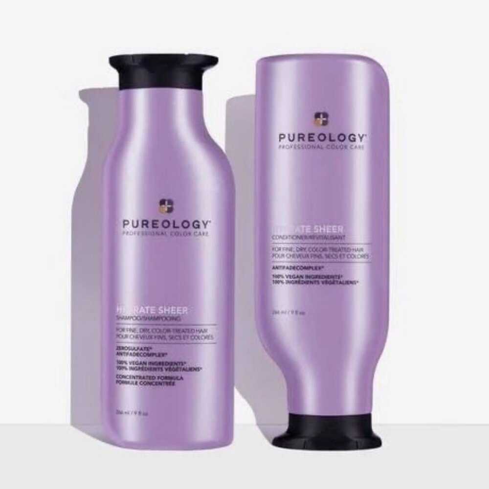 Pureology HYDRATE Shampoo and Conditioner 9 fl. oz. NEW